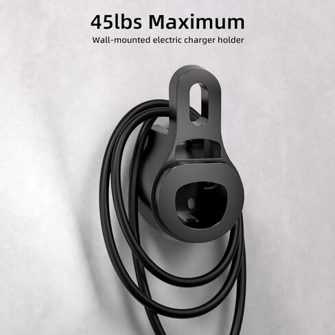 EV Charger Holder for Tesla, Space-Saving NACS Charger Cable Organizer, Wall Mount Electric Cable Organizer Compatible with Tesla Model X/Y/3/S & NACS Chargers in Saudi Arabia