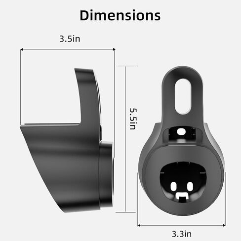 EV Charger Holder for Tesla, Space-Saving NACS Charger Cable Organizer, Wall Mount Electric Cable Organizer Compatible with Tesla Model X/Y/3/S & NACS Chargers in Saudi Arabia