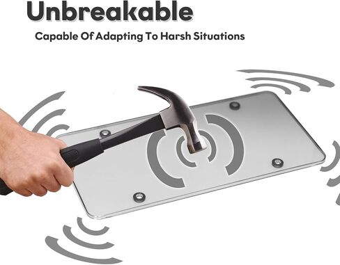 2-Pack License Plate Frames Cover Protector in Saudi Arabia