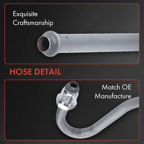 A-Premium Power Steering Pressure Hose Line Assembly Compatible with Ram 2500 2013, L6 6.7L RWD, with O-ring, Hydraulic Brake Booster To Gear in Kuwait