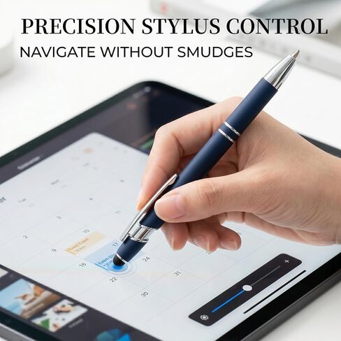150 Pack Bulk 2-in-1 Stylus Ballpoint Pens, Retractable Metal Click Pen, 1.0mm Medium Point Black Ink, Universal Touch Screen Pen for Office Supplies, Coworker Thank You Gifts (150 PCS Multicolor) in Kuwait