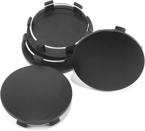 Center Caps and Lug Nut Covers Set for Cybertruck - 4PCS 83MM 3.27Inch Wheel Center Caps Matte Black Wheel Caps with 25PCS Lug Nut Covers in Saudi Arabia