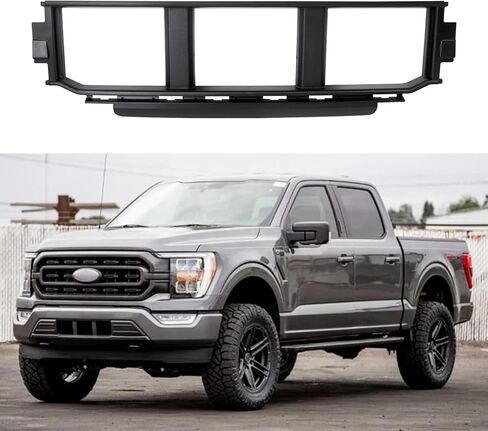 Front Bumper Grille for Ford F150 2021-2023, Lower Center Bumper Cover Insert Panel, ML3Z17B968BB, ML3Z17B968BA in Kuwait