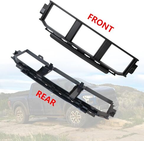 Front Bumper Grille for Ford F150 2021-2023, Lower Center Bumper Cover Insert Panel, ML3Z17B968BB, ML3Z17B968BA in Kuwait