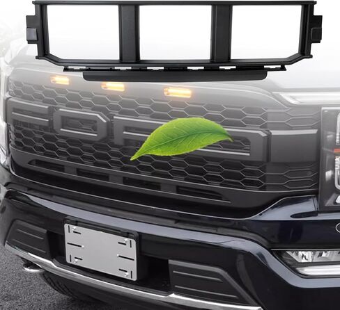 Front Bumper Grille for Ford F150 2021-2023, Lower Center Bumper Cover Insert Panel, ML3Z17B968BB, ML3Z17B968BA in Kuwait
