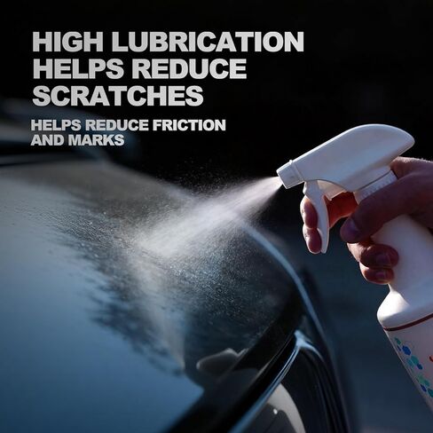 Waterless Car Wash Spray & Wipe Detailer, Exterior Cleaner for Paint Glass Wheels Trim, No Hose Car Wash for Light Dirt, Dust Quick Shine (16.9 Fl Oz) in Saudi Arabia