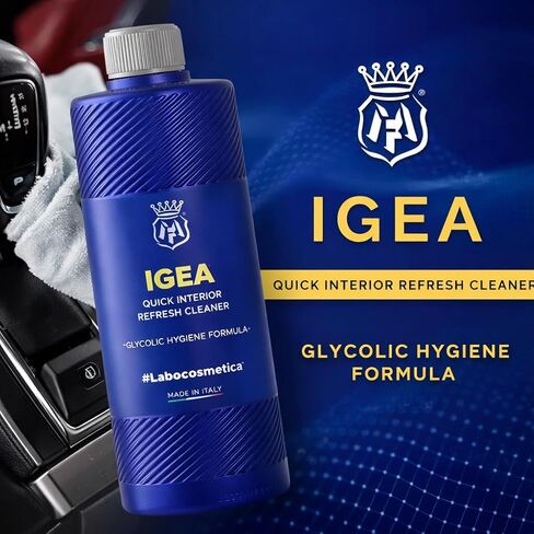 Labocosmetica IGEA Quick Refresh Interior Cleanser | Fast Wipe for Dashboards Trims and Touchscreens | Multi-Surface Interior Quick Detailer | 500 Milliliters in Kuwait