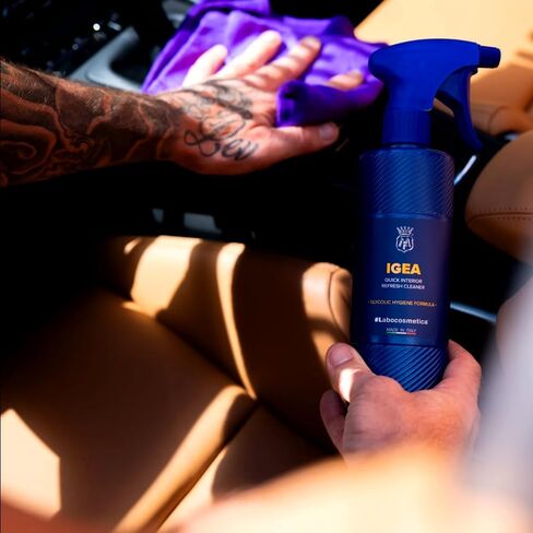 Labocosmetica IGEA Quick Refresh Interior Cleanser | Fast Wipe for Dashboards Trims and Touchscreens | Multi-Surface Interior Quick Detailer | 500 Milliliters in Kuwait
