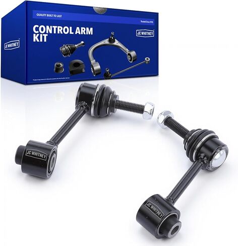 JC Whitney JFBAJCWCA00285 مجموعة من 2 وصلة شريط Sway (خلفي) - متوافقة مع Volkswagen Jetta، Tiguan، Golf، Passat، Beetle، CC، Eos، Golf R، Audi Q3، Q3 Quattro، A3 Quattro، TT Quattro in Kuwait