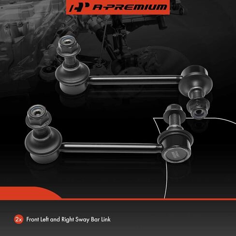 A-Premium 2 × وصلات شريط تثبيت أمامية Sway Bar، متوافقة مع Hyundai Genesis 2015-2016 وGenesis G80 2017-2020، RWD in Kuwait