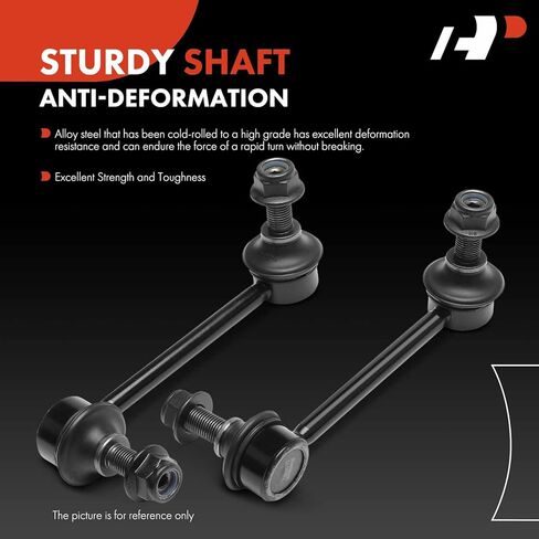 A-Premium 2 × وصلات شريط تثبيت أمامية Sway Bar، متوافقة مع Hyundai Genesis 2015-2016 وGenesis G80 2017-2020، RWD in Kuwait