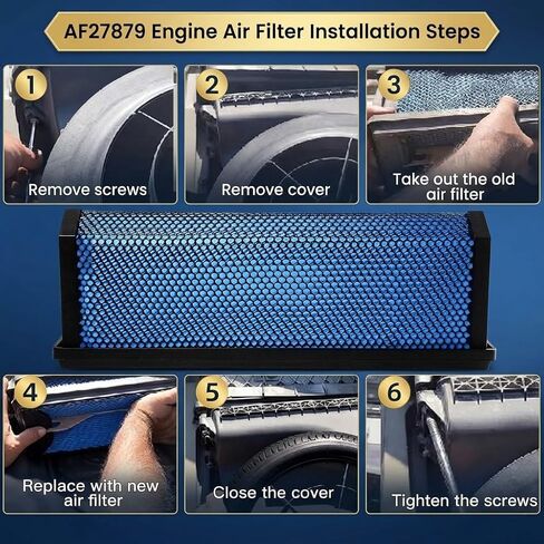 AF27879 Engine Air Filter Compatible with Freightliner 08-17 Cascadia,122SD 2014-2016 Coronado Replaces AF27879 CA5790 83478 P618478 CA11249 LAF6260 in Kuwait