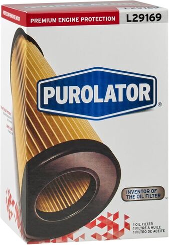 Purolator L29169 Premium Engine Protection Cartridge Oil Filter Compatible With 2017-2019 Audi Q7, 2016-2018 Audi A6 Quattro and 2016-2018 Audi A7 Quattro in Kuwait