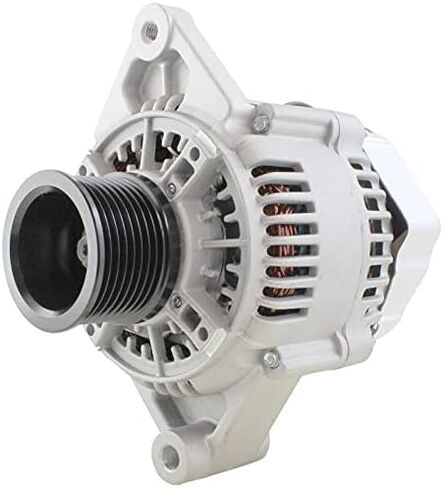 New 12 Volt Alternator Compatible with Case Lift Trucks 586G Series 04-12 Loaders 570MXT 08-13 New Holland Backhoe B110 B115 B95 FPT445TA 06 07 08 Replaces 021080-1600 102211-9090 84416587 146-26176 in Kuwait