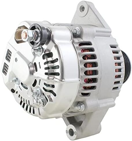 New 12 Volt Alternator Compatible with Case Lift Trucks 586G Series 04-12 Loaders 570MXT 08-13 New Holland Backhoe B110 B115 B95 FPT445TA 06 07 08 Replaces 021080-1600 102211-9090 84416587 146-26176 in Kuwait