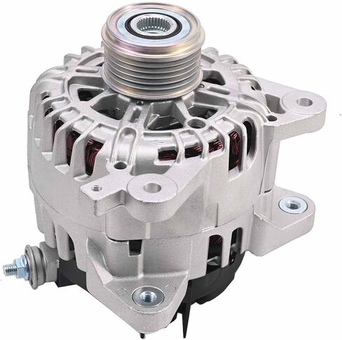 6-Groove Clutch 12V 120A Alternator Compatible With Nissan Rogue L4 2.5L 2014-2018, Xtrail 2014-2018# 23100-4BA0A, 23100-4BA0B, TG12C152 in Saudi Arabia