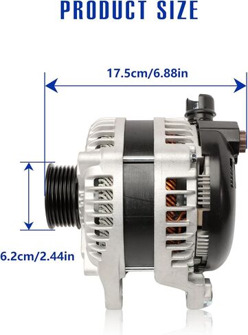 المولد 12 فولت 240A ل F-150 F150 2015-2020 V8 5.0L 6-الأخدود بكرة في اتجاه عقارب الساعة 1042110081 1042110080 in Kuwait