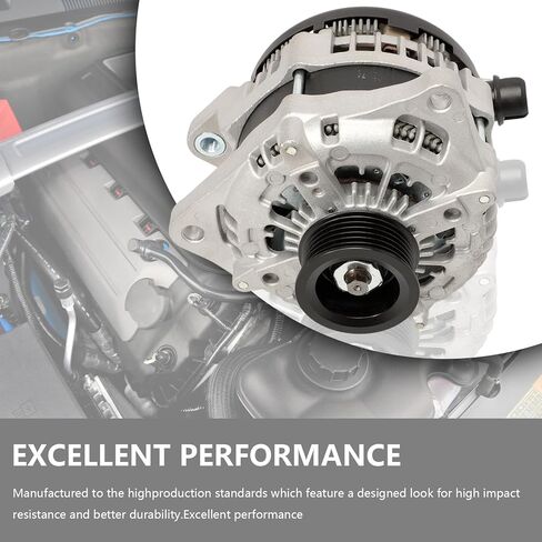 المولد 12 فولت 240A ل F-150 F150 2015-2020 V8 5.0L 6-الأخدود بكرة في اتجاه عقارب الساعة 1042110081 1042110080 in Kuwait