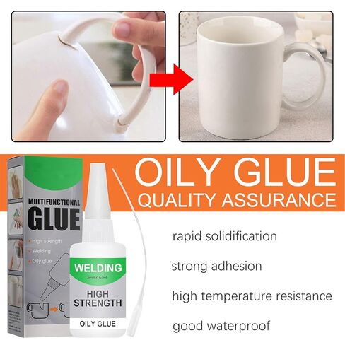 2Pack Super Glue All Purpose, 2026 Multifunctional Fast Repair Welding High Strength Oily Glue, Shoe Glue Welding Glue for Metal, Plastic, Wood, Ceramics, Leather, Glass (2PCS) in Saudi Arabia