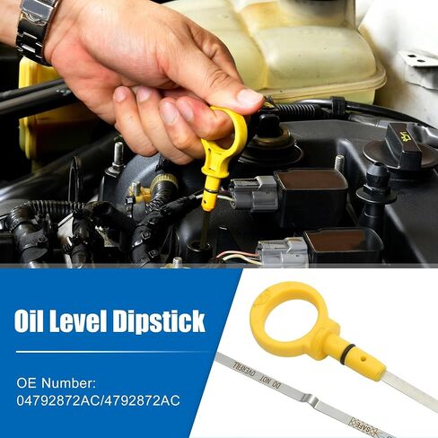 Automotive Oil Level Gauge Compatible with Dodge for Charger 5.7L Hemi V8 Base 2006 2007 2008 Engine Oil Level Dipstick Measuring Tool OEM 04792872AC 4792872AC in Kuwait