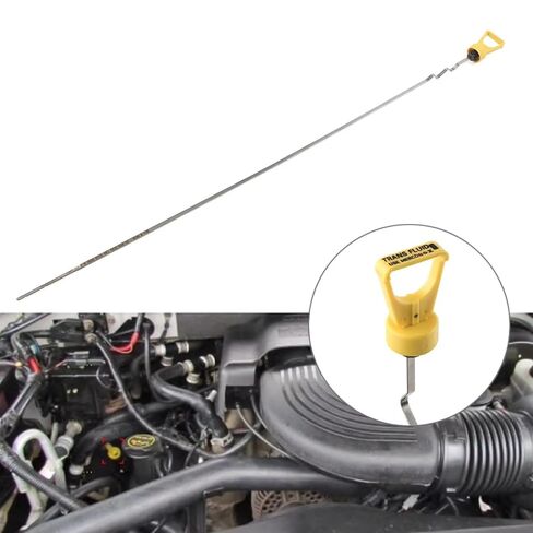 Automotive Oil Level Gauge Compatible with Expedition 1998 1999 2000 2001 2002 Automatic Transmission Car Engine Oil Dipstick OEM: F85Z7A020AA in Kuwait