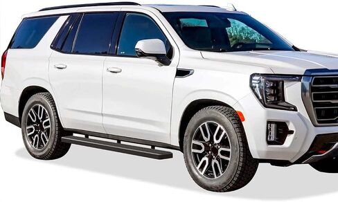 Tuxtreme Running Boards 6 inches Matte Black Compatible with Chevy Tahoe 2021-2026 4-Door & GMC Yukon 2021-2026 4-Door (Exclude Yukon XL) Stainless Steel (Nerf Bars Side Steps Side Bars) in Saudi Arabia