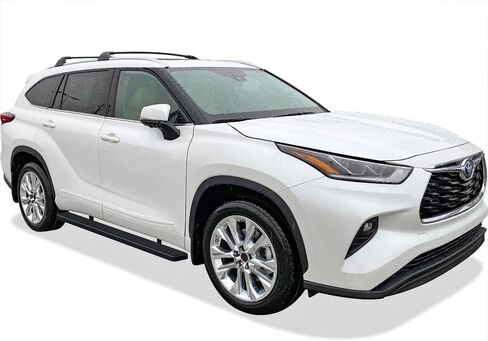 Tuxtreme (Black 5 inches) Stainless Steel Running Boards Side Bars Side Steps Compatible with Toyota Highlander 2020-2026 in Saudi Arabia