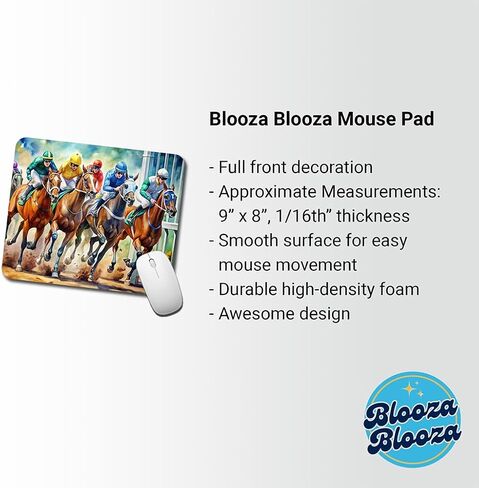 Horse Racing Track Low Profile Mouse Pad Mat in Kuwait