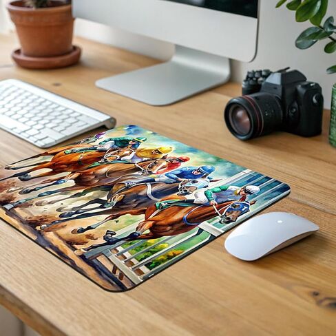 Horse Racing Track Low Profile Mouse Pad Mat in Kuwait