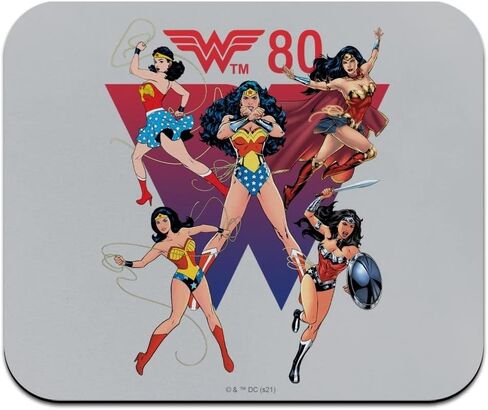 Wonder Woman 80th Through The Ages Low Profile Thin Mouse Pad Mousepad in Kuwait