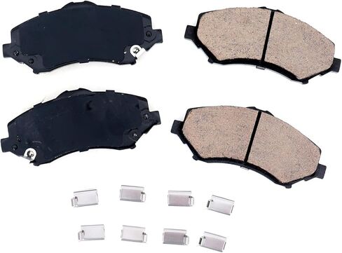 HICKS Front Brake Pad Set D1273 Compatible with 2008-2012 Jeep Liberty, 2007-2017 Jeep Wrangler, 2009-2011 VW Routan in Kuwait
