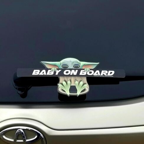 WiperTags Baby Alien on Board Hanging for Rear Wipers. Made in USA. in Kuwait