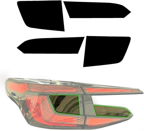 Crux Motorsports Dark Smoke 20% Tail Light Tint Air Release compatible with Subaru Impreza & Crosstrek 2024 + (Dark Smoke 20%) in Saudi Arabia