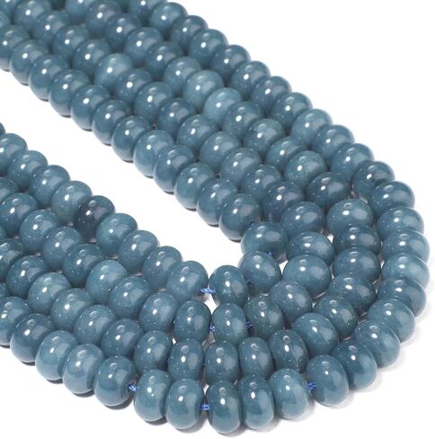 75pcs Olivine Rondelle Beads for Bracelet Making ，5x8mm Round Spacer Beads for Jewelry Making，Gemstone for DIY Necklace Earring in Saudi Arabia