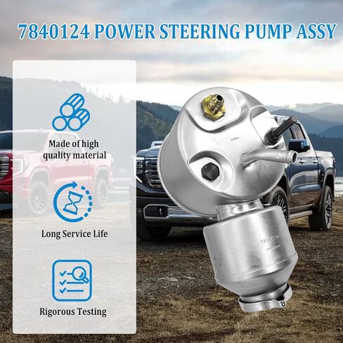 7840124 Power Steering Pump Assy Replacement Compatible with Sagniaw 143 Series, Fit for GMC C60 International Trucks, Replaces # 7847871 7840825 488787C91 465SAG01 in Saudi Arabia