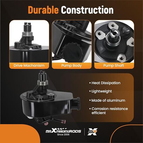 مضخة توجيه كهربائية من maxpeedingrods مع خزان لسيارة دودج رام 2500/3500 L6 5.9L 1997-2002، استبدال #20-8002 208002F 4883960AA 4883960AB 488960AA in Kuwait