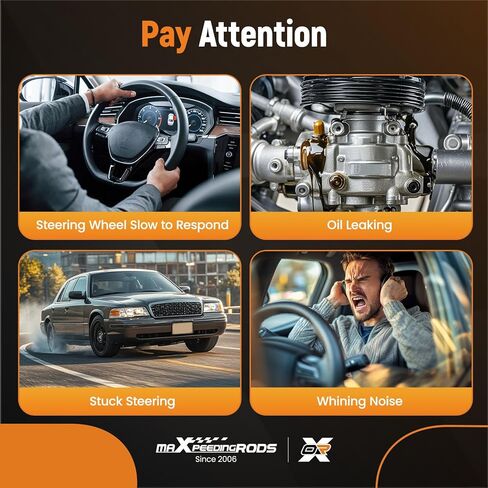 مضخة توجيه كهربائية من maxpeedingrods مع خزان لسيارة دودج رام 2500/3500 L6 5.9L 1997-2002، استبدال #20-8002 208002F 4883960AA 4883960AB 488960AA in Kuwait