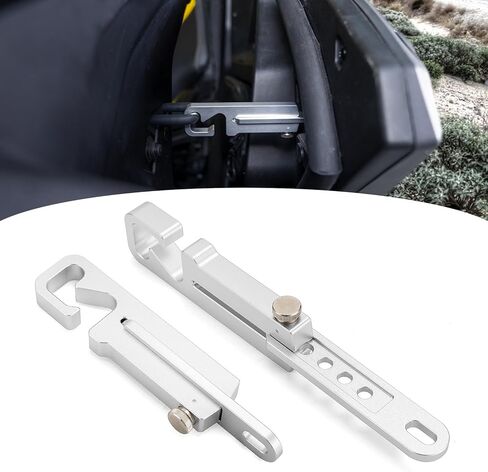 2 قطعة مزلاج باب رائع قابل للتعديل من الألومنيوم متوافق مع Can Am Commander Maverick Fit Honda Pioneer Talon Fit Polaris Ranger RZR KRX XD XP Trail 500 520 700 750 800 900 1000 1500 in Kuwait