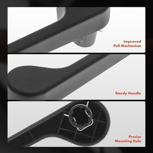 A-Premium Front Seat Recliner Adjustment Handles Compatible with Chevrolet Silverado 1500, Tahoe, Suburban, Avalanche & GMC Sierra, Yukon XL & Cadillac Escalade, Driver and Passenger Side, Black in Kuwait