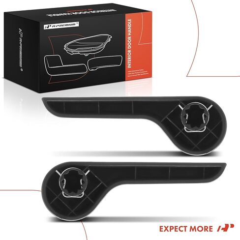 A-Premium Front Seat Recliner Adjustment Handles Compatible with Chevrolet Silverado 1500, Tahoe, Suburban, Avalanche & GMC Sierra, Yukon XL & Cadillac Escalade, Driver and Passenger Side, Black in Kuwait