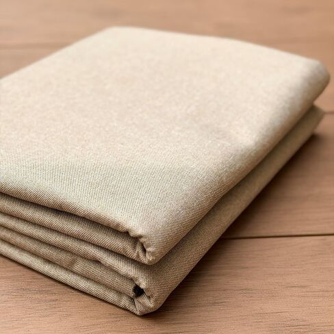 LaSilk- Premium Upholstery Fabric by the Yard, 57" Wide Thicken Faux Linen Fabric for Couch, Sofa, Chair, Pillow Cover (Linen, 3 Yard) in Saudi Arabia