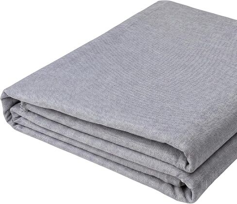 LaSilk- Premium Upholstery Fabric by the Yard, 57" Wide Thicken Faux Linen Fabric for Couch, Sofa, Chair, Pillow Cover (Linen, 3 Yard) in Saudi Arabia