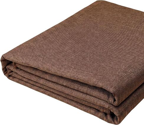 LaSilk- Premium Upholstery Fabric by the Yard, 57" Wide Thicken Faux Linen Fabric for Couch, Sofa, Chair, Pillow Cover (Linen, 3 Yard) in Saudi Arabia