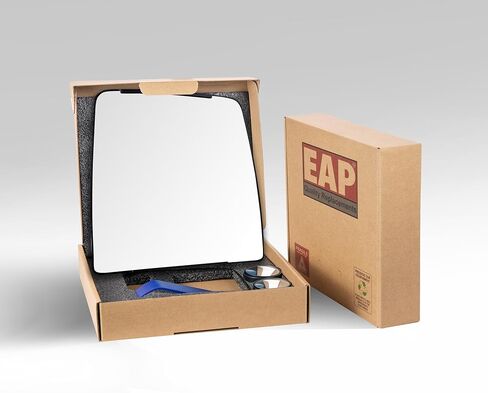 EAP Passenger Side Mirror Glass Compatible with Velvac 2020XG 2003-2025, Heated, Towing Upper, 716104 in Kuwait