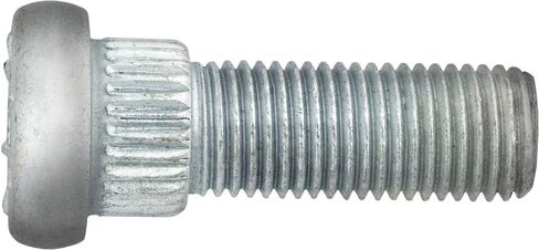AU-VE-CO 10 Wheel Studs 7/16-20, Right Hand, Silver Finish, Steel, Grade 8, Tap End, Partially Threaded in Kuwait