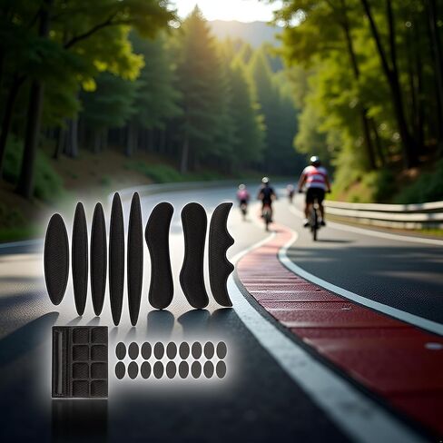 27Pcs Black Helmet Padding Foam Kit for Bicycle Helmet Replacement Pads Helmet Foam Pads Set for Motorcycle Cycling Helmet Padding Foam Helmet Foam Pads Helmet Pad Replacement Helmet Accessories in Kuwait