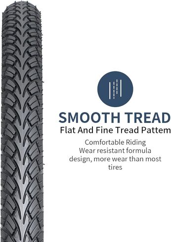 YUNSCM 24" Bike Tires 24x1.75/47-507 and 24" Bike Tubes Schrader Valve Compatible with 24x1.50 24 x 1.75 Bike Bicycle Tires and Tubes (Y-1118) in Saudi Arabia