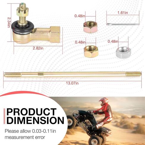 Tie Rod Ends Kit Left & Right for Honda TRX450R 2006-2009 TRX450ER 2006-2014 in Saudi Arabia