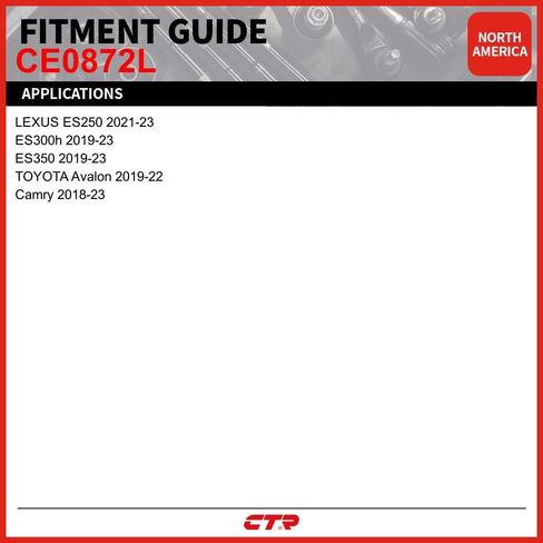 CTR CE0872L [مورد OE] طرف قضيب ربط خارجي أمامي يسار متوافق مع مركبات LEXUS وTOYOTA - يستبدل 45470-09180، 45470-39365، in Kuwait