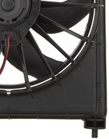 Sunbelt A/C Condenser Fan Assembly Compatible with Dodge Ram 1500, Ram 2500, Ram 2500 Van, Ram 3500, Ram 3500 Van 2002-2008 3.7L, 5.9L, 5.2L, 5.7L, 4.7L, 6.7L CH3113103 in Saudi Arabia